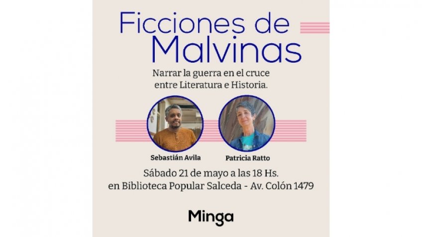 Malvinas y la ficción: doble presentación de libros en la Biblioteca Salceda